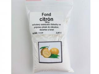Fond CITRÓN 160 g (ochutený stabilizátor šľahačky na prípravu plniek do zákuskov, dezertov a toriet)