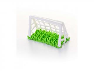 Futbalová brána s trávou - cukrová ozdoba na tortu