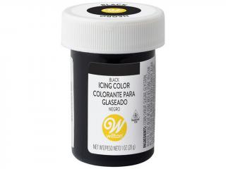 Gélová farba WILTON Black - čierna 28,35 g