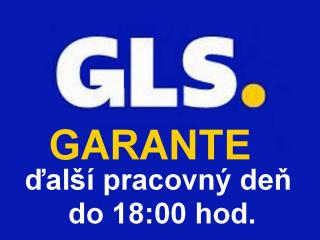 GLS-GARANTE doručenie do 18:00 hod. na ďalší pracovný deň