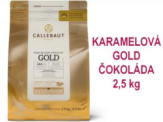 GOLD karamelová čokoláda Callebaut 30,4% - 2,5 kg