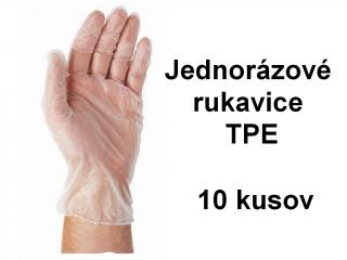 Jednorázové rukavice TPE 10 ks Variant: L