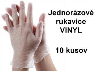 Jednorázové rukavice VINYL 10 ks
