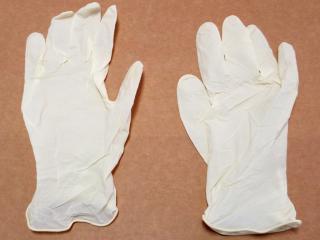 Jednorázové vinylové rukavice, 2 páry