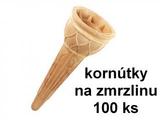 Kornútky na zmrzlinu klasické 100 ks