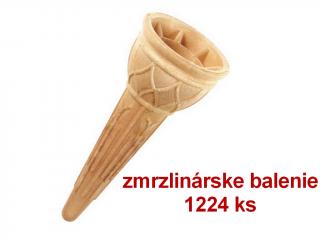 Kornútky na zmrzlinu klasické, veľké balenie 1224 ks