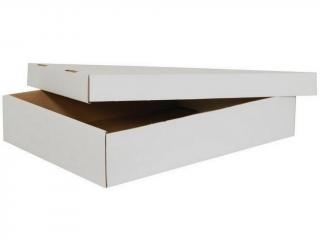 Krabica zákusková biela dvojdielna 41,5 x 30,5 x 8 cm