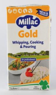 MILLAC GOLD 1 L - živočíšna+rastlinná nesladená šľahačka (smotana na šľahanie a varenie)