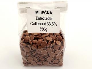 MLIEČNA čokoláda Callebaut 33,6% - 350 g