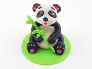 PANDA modelovaná figúrka na tortu