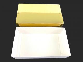 Papierová krabička vysúvacia zlatá 16 x 9 x 4,5 cm