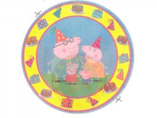 Peppa Pig oslava - jedlý obrázok v akcii