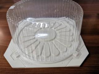 Plastový obal na tortu okrúhly dvojdielny Ø 25 cm