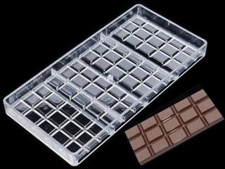Polykarbonátová forma na čokoládu 27,5 x 13,5 cm