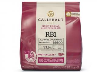 RUBY ružová čokoláda Callebaut 33,6 % - 400 g