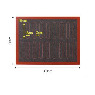 Silikónová nepriľnavá podložka na pečenie Éclairs