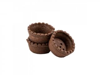 TARTALETKY na plnenie okrúhle kakaové Ø 44 mm 250 ks
