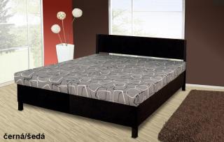 Manželská postel s úložným prostorem Sofie170 Barva: černá