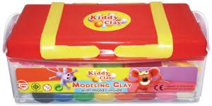 Kiddy clay 8farieb 430g