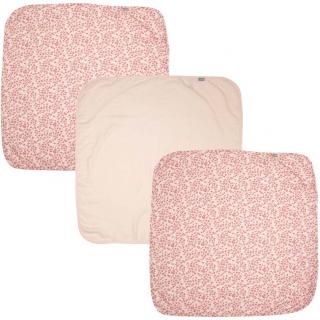 Bambusová mušelínová plienka 70x70 cm Set 3ks Leopard Pink