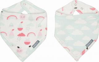 Bandana slintáčik Bébé-jou Blush Baby 2ks