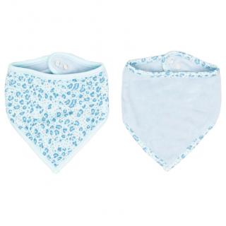 Bandana slintáčikBébé-jou Leopard Blue 2ks