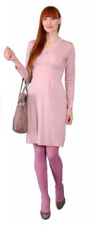 Dámske šaty Rialto Fog Ružový Lurex 0274 Dámská velikost: 40