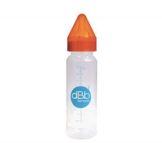 Dbb dojčenská fľaša PP 270 Ml, Cumlík Nn Silikón, Orange