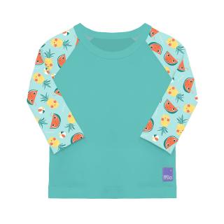 Detské tričko do vody s rukávom, UV 40+, Tropical, vel. L