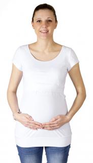 Dojčiace a tehotenské tričko Rialto Denisa, biela 0312 Dámská veľkosť: 36