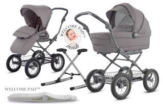 Inglesina Sofia Duo 2024 Sideral Grey s podvozkom Bike