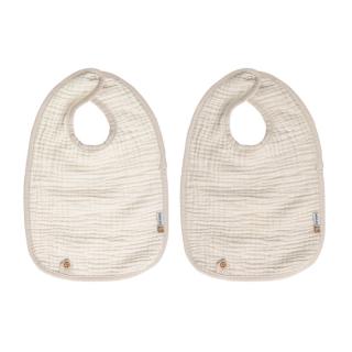 Podbradníky Bébé-Jou Pure Cotton Sand 2ks