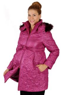 Tehotenská bunda Rialto Maren Ružová 0366 Dámská veľkosť: 38