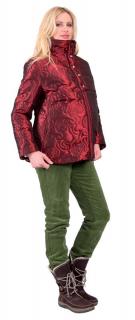 Tehotenská bunda Rialto Mouzon - Vínová 0088 Dámská veľkosť: 38