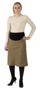 Tehotenská sukňa Rialto Brenish hořčicová 2021 Dámská veľkosť: 36