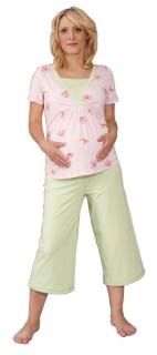 Tehotenské a dojčiace pyžamo 3/4 Rialto Fleurus 0334 Dámská veľkosť: 36