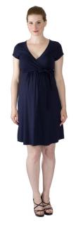 Tehotenské a dojčiace šaty Rialto Larochette Tmavo Modré 0466 Dámská veľkosť: 36