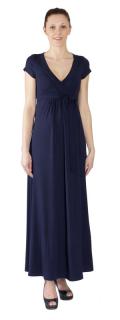 Tehotenské a dojčiace šaty Rialto Lonchette Tmavo Modré 0466 Dámská veľkosť: 36