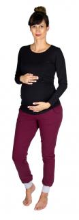 Tehotenské a dojčiace tričko Rialto dora, Čierne Dámská veľkosť: 34