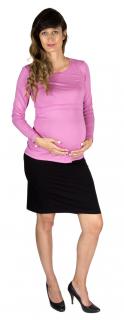 Tehotenské a dojčiace tričko Rialto dora, Ružové 0360 Dámská veľkosť: 34
