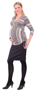 Tehotenské a dojčiace tričko Rialto Rully prúžok 0083 Dámská veľkosť: 40