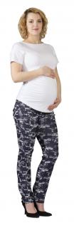 Tehotenské Rifľové nohavice Rialto Steiny Žíhaná džínsovina 0559 Dámská veľkosť: 36