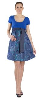 Tehotenské šaty Rialto Lacroix-UPR rifľové 0406 Dámská velikost: 36