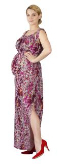 Tehotenské šaty Rialto Lenou Sivo-Ružové, Tiger 0407 Dámská veľkosť: 36