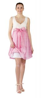 Tehotenské spoločenské šaty Rialto Lacroix-UPV ružové 0023 Dámská velikost: 38
