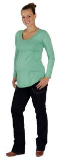 Tehotenské tričko Rialto Borvemore Zelené 0071 Dámská veľkosť: 34