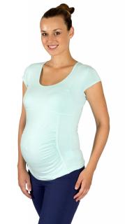 Tehotenské tričko Rialto Pino modré 0068 Dámská velikost: 36