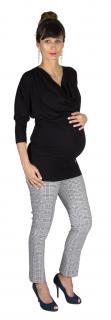 Tehotenské tričko Rialto Rivera, čierne 0156 Dámská veľkosť: 36