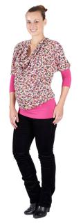 Tehotenské tričko Rialto Rivera Ružová bodka 0257 Dámská velikost: 36