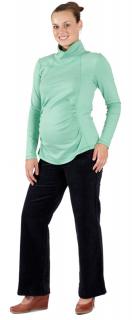 Tehotenské tričko Rialto Tolmachan Zelené 0071 Dámská velikost: 38